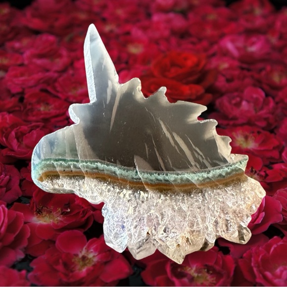 Druzy Agate Unicorn - Picture 3 of 3